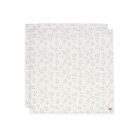 Lot de 2 langes gaze de coton 115 x 115 cm Leafy Dreams