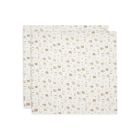 Lot de 2 langes gaze de coton 115x115 cm Miffy Family Farm