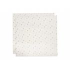 Lot de 2 langes gaze de coton 115x115 cm Happy Miffy Olive