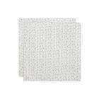 Lot de 2 langes coton hydrophile 115x115 cm Wild Flowers