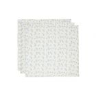 Lot de 3 langes coton hydrophile 70x70 cm Wild Flowers