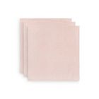 Lot de 3 langes coton hydrophile 70x70 cm Snake Pale Pink