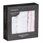 Lot de 3 langes coton bio 70 x 70 Mila