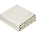 Lots de 2 langes en mousseline 70 x 70 imprimés Rayures marron