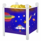 Lanterne Magique Espace - bois blanc 12V