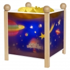 Lanterne Magique Espace - bois naturel 12V