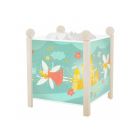 Lanterne Magique Princesses Fées - bois blanc 12V