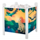 Lanterne Magique Savane - bois blanc 12V