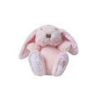 Peluche Augustin le lapin 12 cm Rose pâle