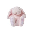 Peluche Augustin le lapin 25 cm rose pâle