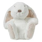 Peluche Augustin le lapin 25 cm écru