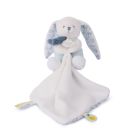 Peluche pantin lapin avec doudou 10 cm Cœur océan