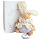 Peluche musicale Lapin de sucre blanc