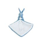 Doudou lapin mouchoir 10 cm Bleu