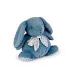Peluche lapin doudou 42 cm Bleu