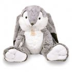Peluche Lapin Marius gris 50 cm