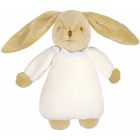 Peluche musicale Lapin Nid d'ange 25 cm Ivoire