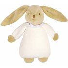 Peluche musicale Lapin Nid d'Ange 25cm Ivoire