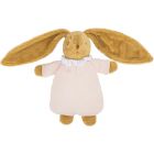 Hochet bébé Lapin Nid d'Ange 20cm Rose Poudré