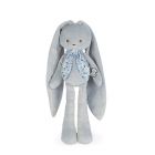 Doudou lapinoo 35 cm bleu