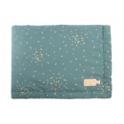 Couverture bébé Laponia 140x100 cm Gold confetti magic green