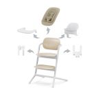 Pack Chaise Lemo 4 en 1 (chaise + transat + babyset + plateau repas) - Sand White