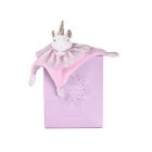 Doudou plat Les Chouchoux 20 cm Licorne