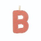 Lettre en tissu phosphorescente rose B