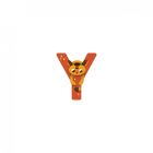 Lettre bois - Y orange