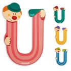 Lettre de l'alphabet Clown U