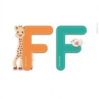 Lettre de l'alphabet Sophie la girafe F