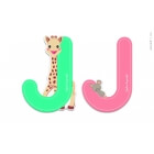 Lettre de l'alphabet Sophie la girafe J