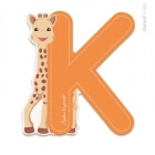 Lettre de l'alphabet Sophie la girafe K