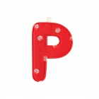 Lettre de l'alphabet décorative P