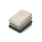 Lot de 3 langes Lewis 65 x 65 cm Dove blue mix