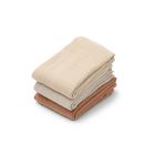 Lot de 3 langes Lewis 65 x 65 cm Tuscany rose mix