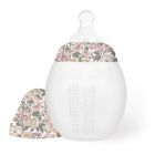 Biberon anti-colique 330 ml en silicone médical, Liberty Honey Dew Rose 3m+