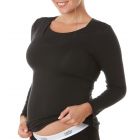 T-shirt de maternité et d'allaitement Life Noir taille L/XL