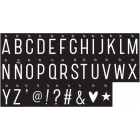 Set de lettres Basic monochrome