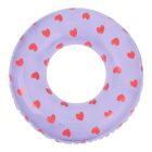 Bouée gonflable cœur violet 90 cm
