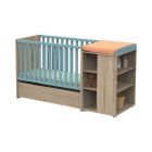 Lit évolutif bébé combiné 60x120 cm en 90x190 cm + Tiroir de lit Nova Argile douce