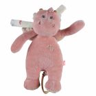 Mini peluche musicale Joy veloudoux rose