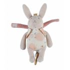 Mini peluche musicale Pili veloudoux beige