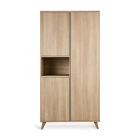 Armoire 3 portes 1 niche Loft Honey Ash