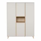 Armoire 4 portes 1 niche Loft - Argile