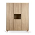 Armoire 4 portes 1 niche Loft Honey Ash