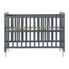Lit bébé 60x120 cm Loft Anthracite