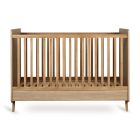 Lit bébé 70x140 cm évolutif en lit enfant Loft Honey Ash