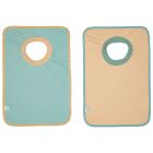 Lot de 2 bavoirs Maternelle unis