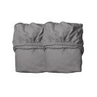 Lot de 2 draps housses bébé Gris